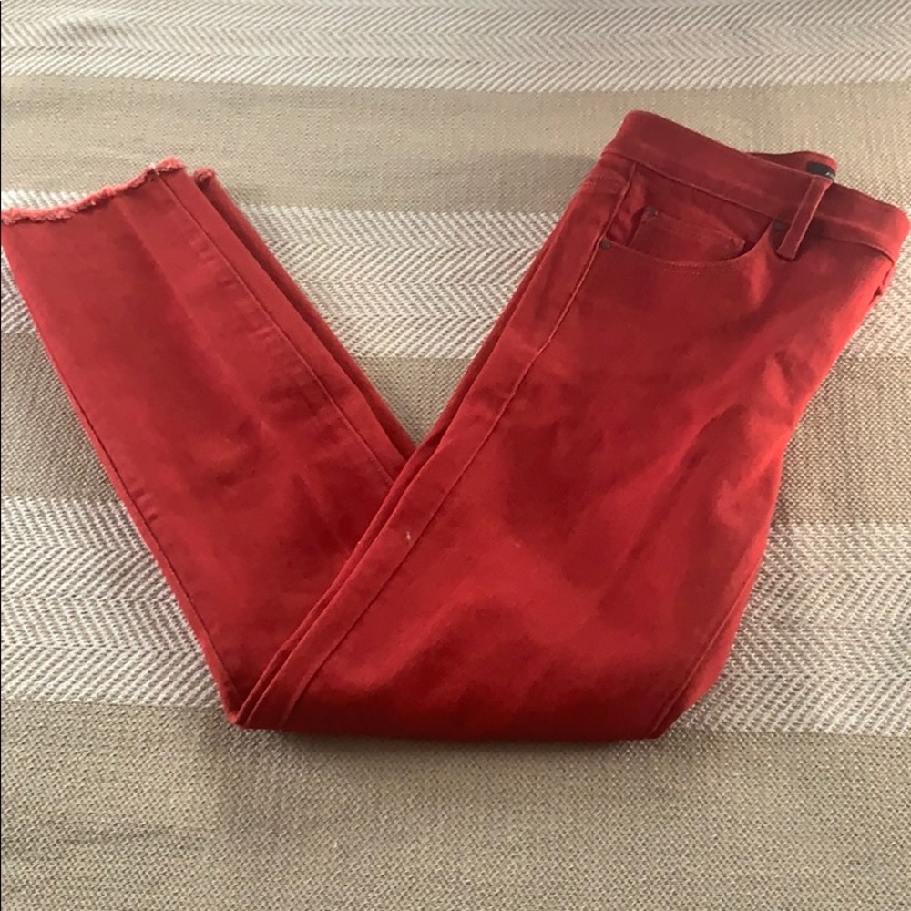 Red jeans by Ann Taylor